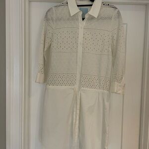 CeCe by Cynthia Steffe White Eyelet Dress